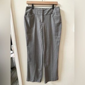 LOFT dress pants, grey herringbone, size 4